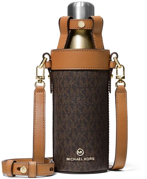 michael kors bottle holder|Michael Michael Kors Signature Large Bottle Holder .